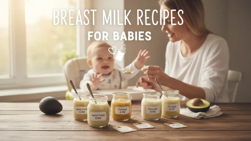 Breast-Milk-Recipes-for-Babies-Purees-Snacks-Meals
