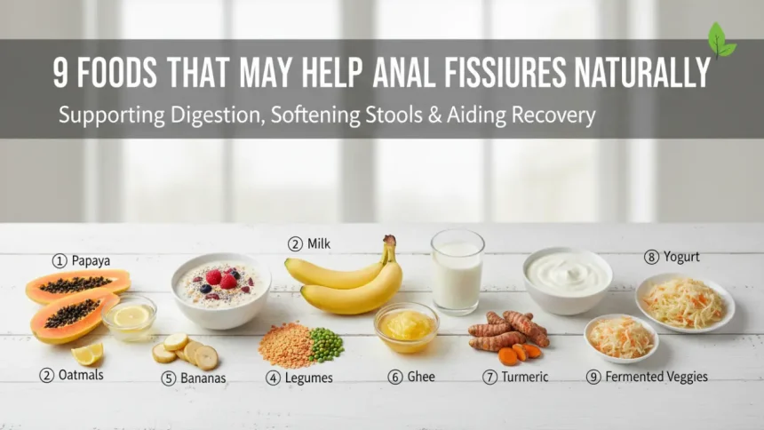 9 Foods That May Help anal Fissures Naturally