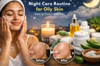 Night-Care-Routine-for-Oily-Skin-Wake-Up-Fresh-Shine-Free