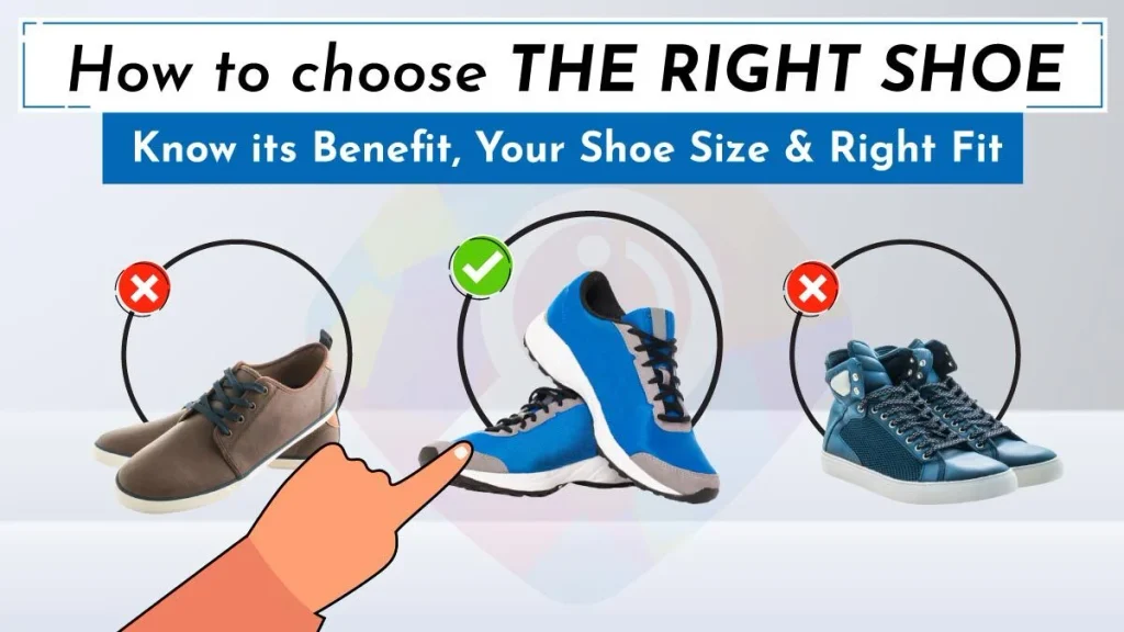 Choose the right shoe for pain relif