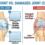 Osteoarthritis affecting the knee joint